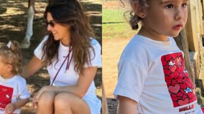 Com quase dois anos, filha de Fernanda Paes Leme impressiona com tamanho