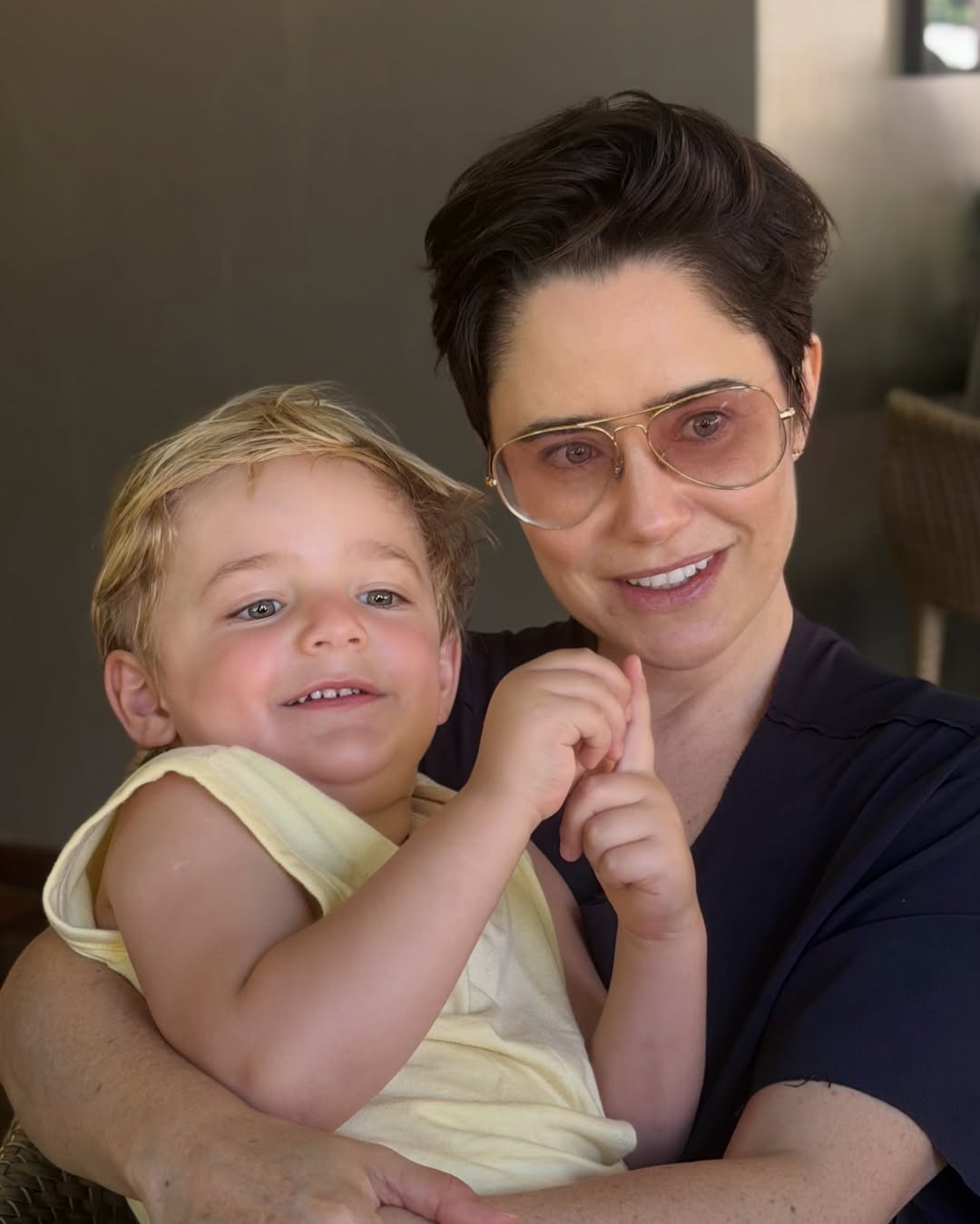 Fernanda Vasconcellos com o filho, Romeo - Foto: Reprodução / Instagram @cassioreis