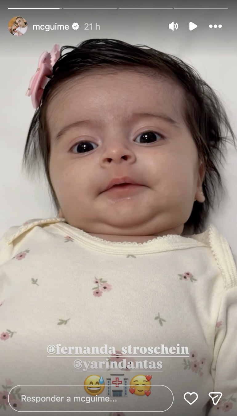 Filha de MC Guimê - Foto: Reprodução / Instagram
