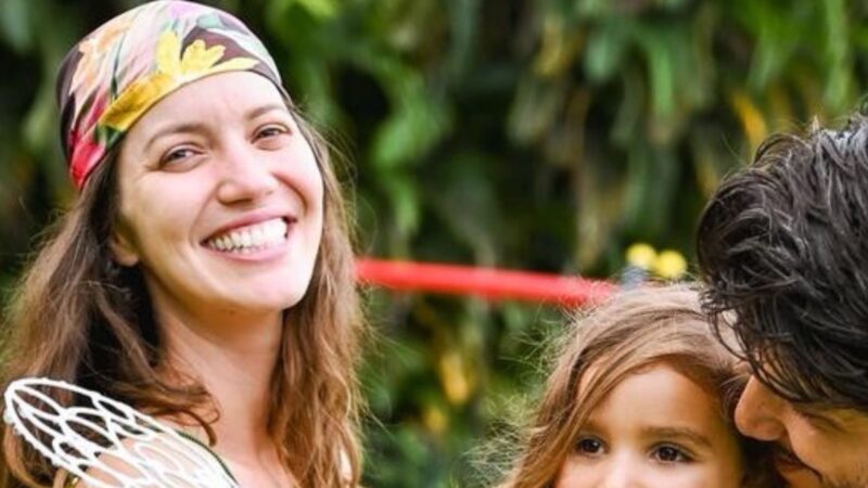 Nathalia Dill com o marido e a filha, Eva - Foto: Reprodução / Instagram @nathaliadill