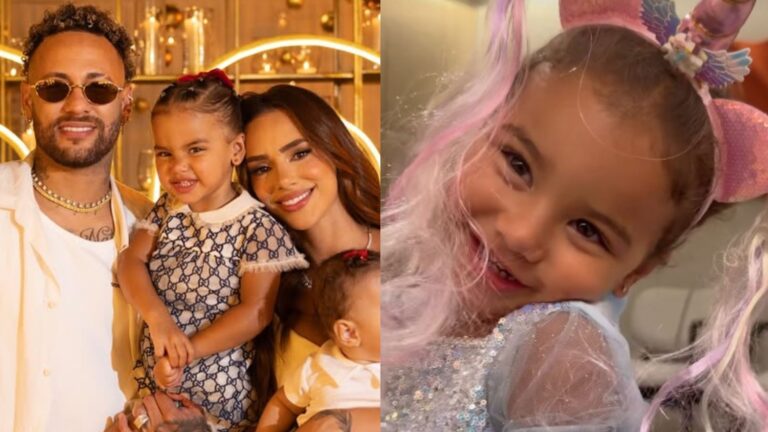 Aos 2 anos, filha de Neymar Jr derrete o pai com pedido especial: ‘Óbvio que sim’