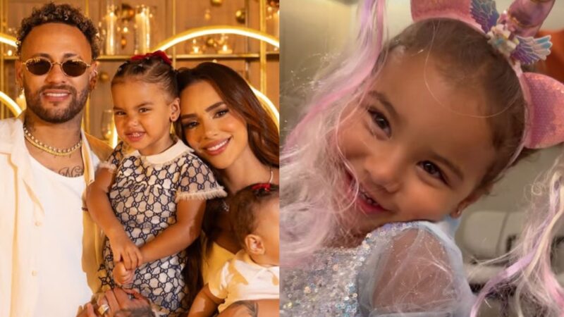 Aos 2 anos, filha de Neymar Jr derrete o pai com pedido especial: ‘Óbvio que sim’