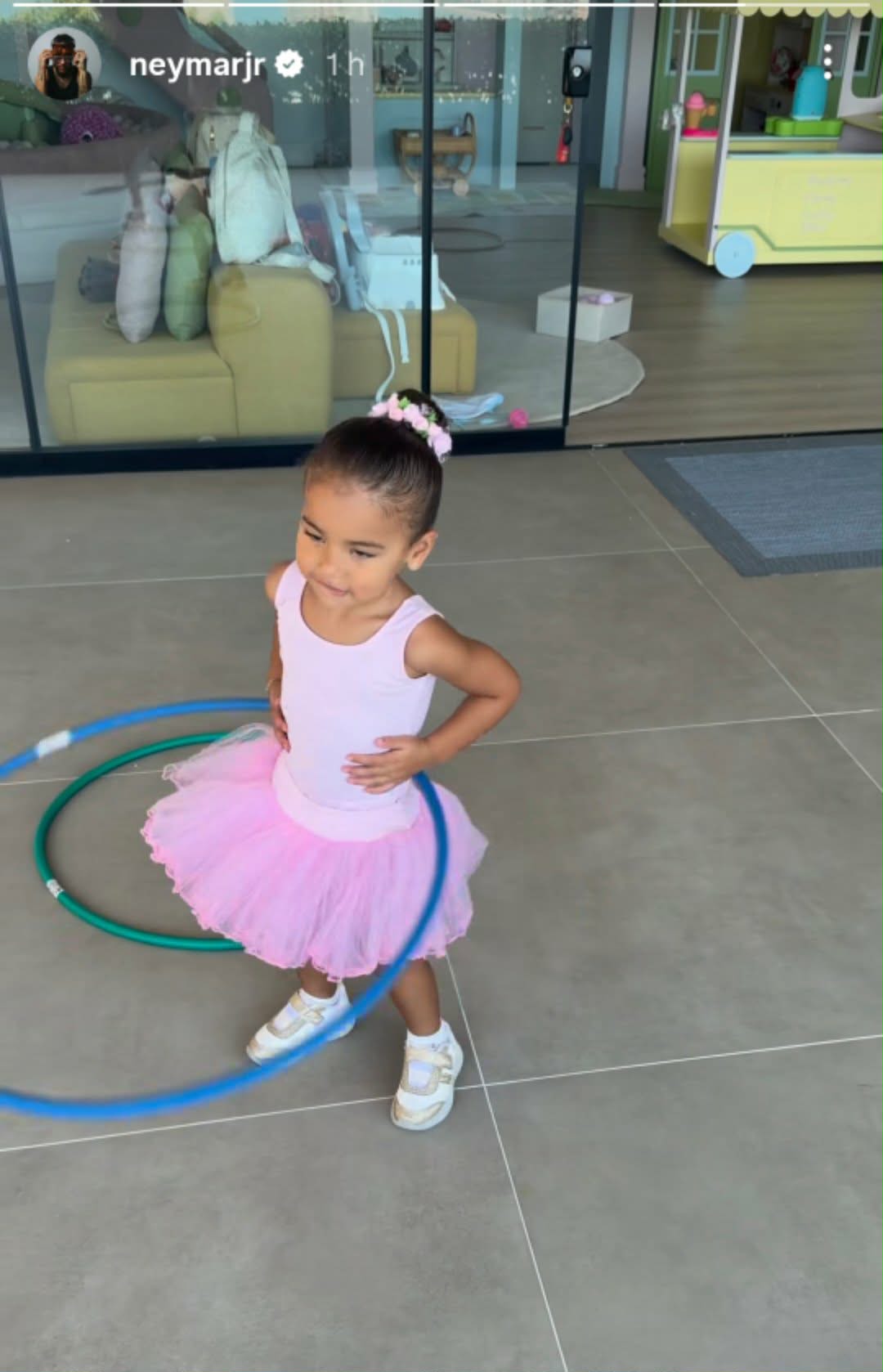 Filha de Neymar impressiona com habilidade - Foto: Reprodução/Instagram