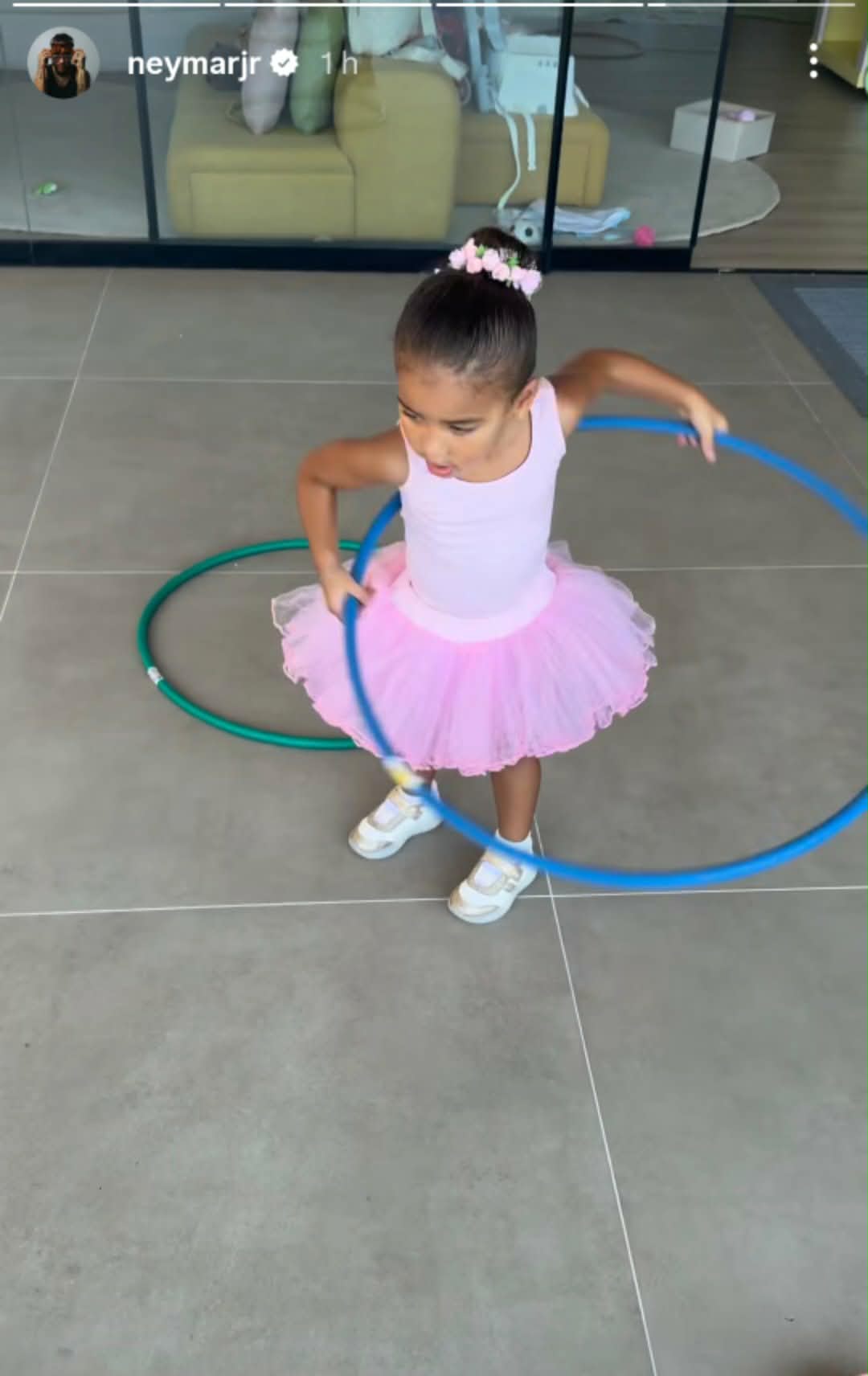 Filha de Neymar impressiona com habilidade - Foto: Reprodução/Instagram