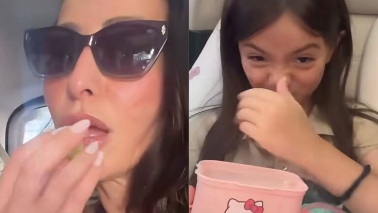 Aos 7 anos, filha de Sabrina Sato impressiona com conteúdo de sua lancheira