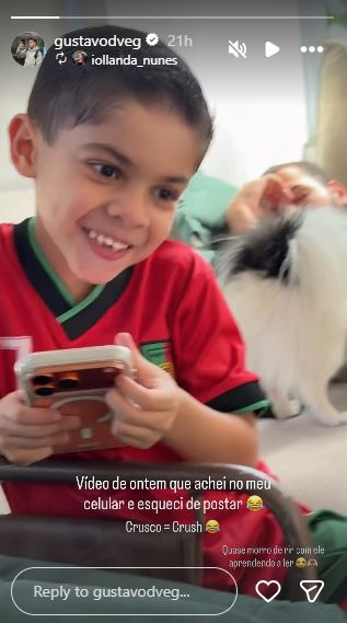 Léo, filho de Marília Mendonça - Foto: Reprodução / Instagram