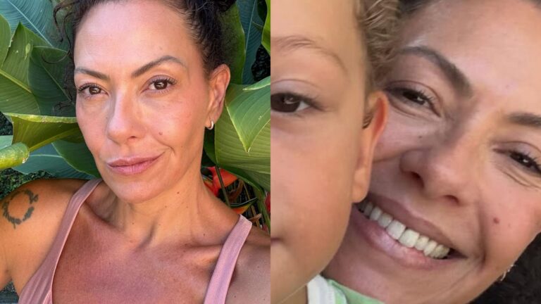 Aos 4 anos, filhos gêmeos de Fabiula Nascimento roubam a cena em nova foto com a mãe