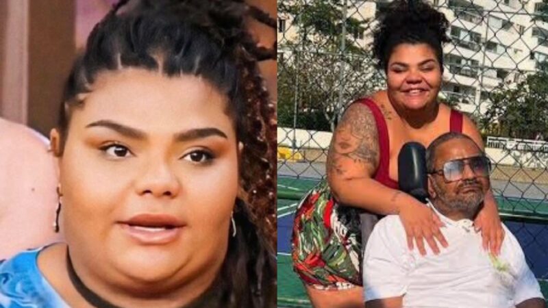 Flora Cruz e o pai - Foto: Reprodução/Instagram