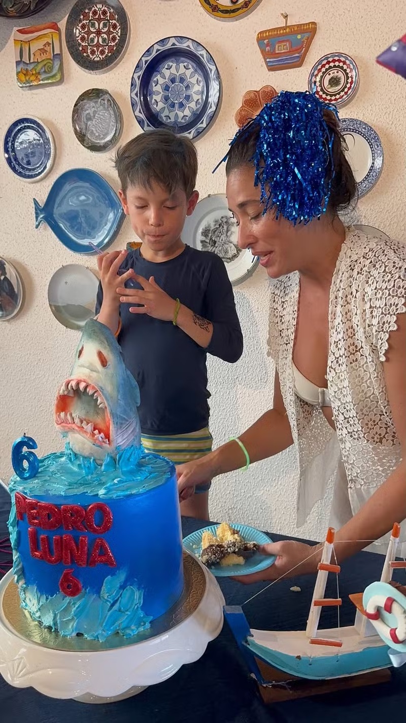 Giselle Itié publica clique raro do filho — Foto: Reprodução/ Instagram