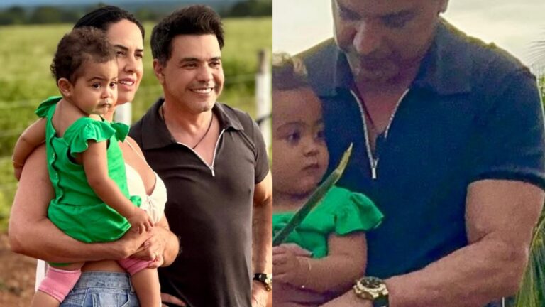 Graciele Lacerda mostra a filha em momentos fofos com Zezé Di Camargo na fazenda