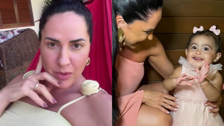 Graciele Lacerda comenta evolução do tratamento da filha: ‘Vai ser curada totalmente’
