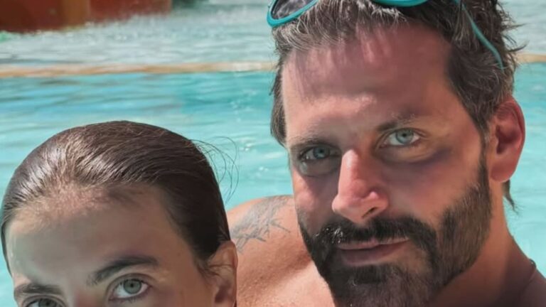 Aos 12 anos, filha caçula de Henri Castelli encanta ao surgir em foto rara com o pai