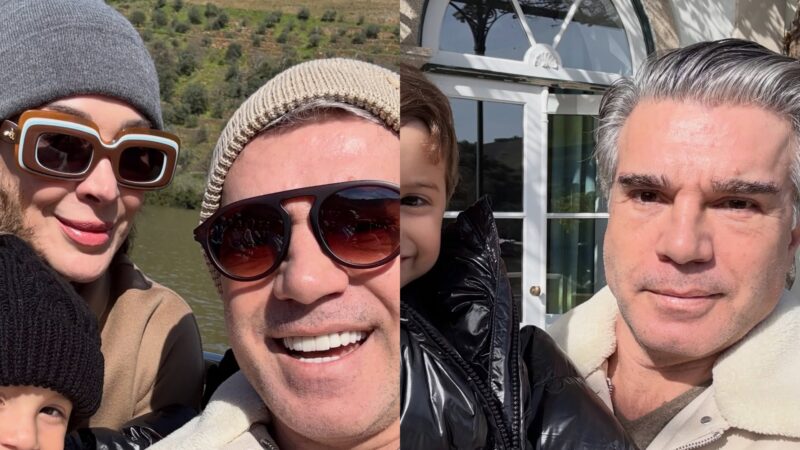 Filho de Claudia Raia e Jarbas Homem de Mello esbanja fofura em novas fotos em família
