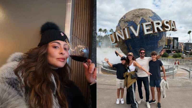 Aos 47 anos, Juliana Paes recebe surpresa dos filhos em aniversário