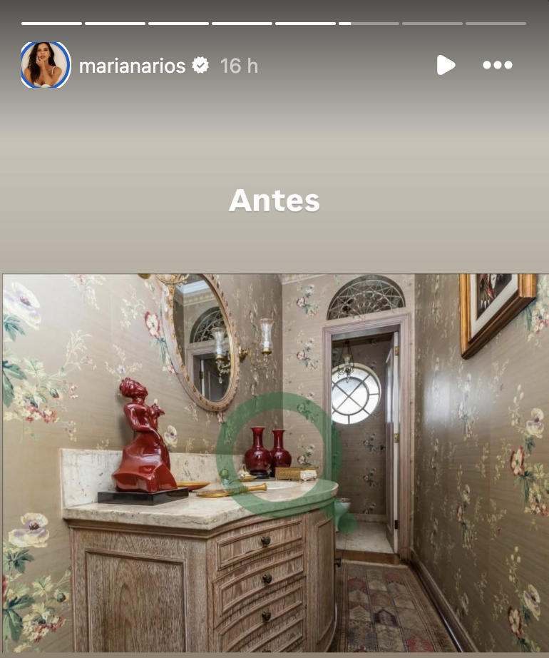 Lavabo da atriz Mariana Rios - Foto: Reprodução / Instagram