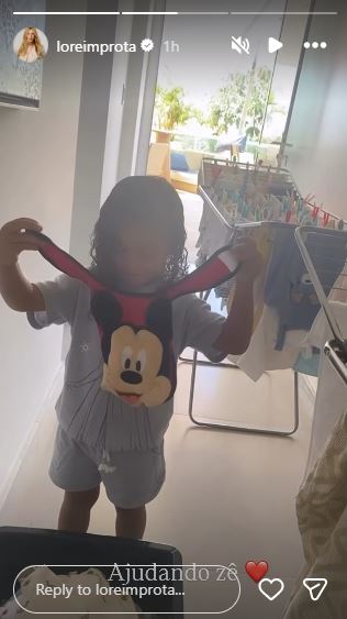 Liz, filha de Léo Santana e Lore Improta - Reprodução / Instagram