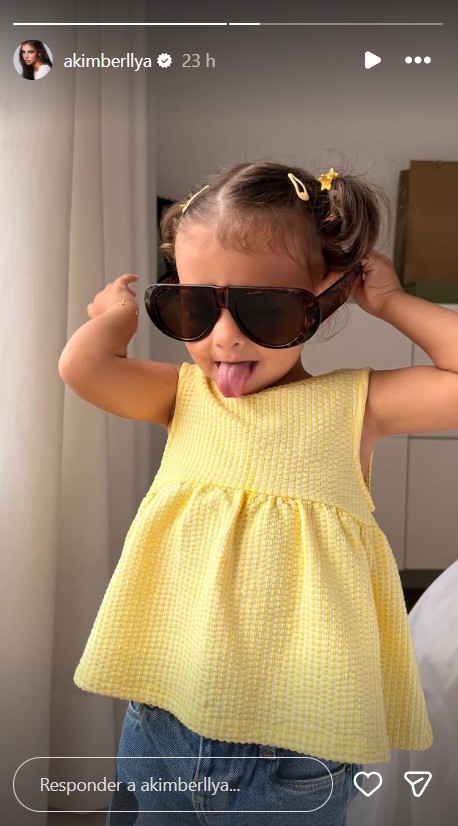 Helena é filha de Neymar Jr e Amanda Kimberlly - Foto: Reprodução/Instagram @akimberllya