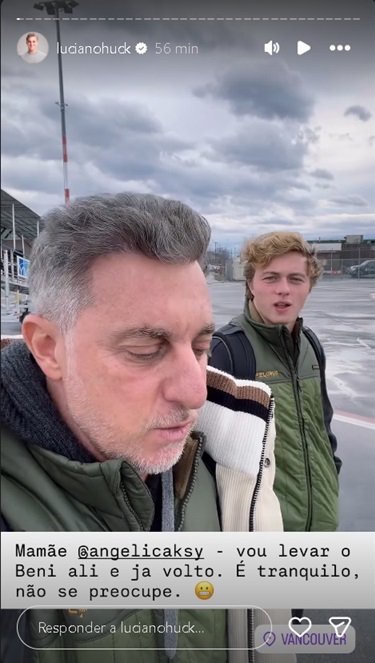 Luciano Huck mostra viagem com o filho - Reprodução/Instagram