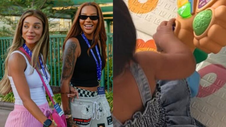 Aos 10 meses, filha de Ludmilla e Brunna Gonçalves impressiona com tamanho em nova foto