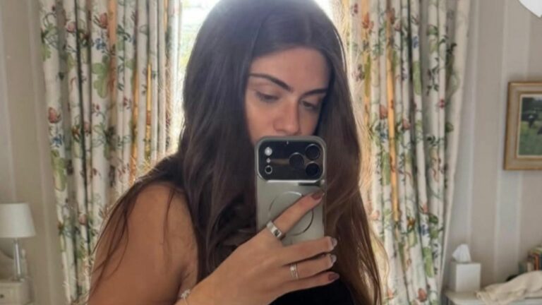 Grávida de 19 semanas, Luma Cesar chama a atenção ao exibir barriga