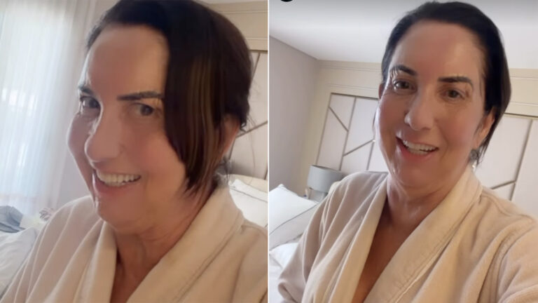 Aos 60 anos, mãe de Virginia surpreende ao mostrar barriga reta 19 dias após cirurgia plástica