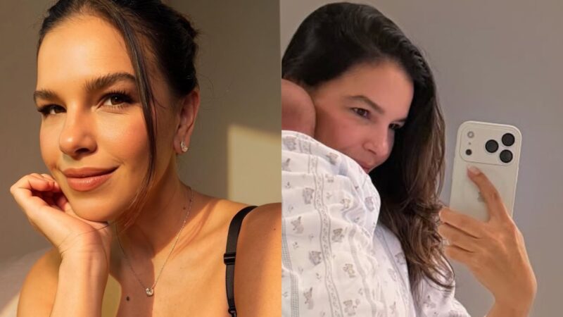 Aos 2 meses, filho de Mariana Rios esbanja fofura ao combinar look com a mãe