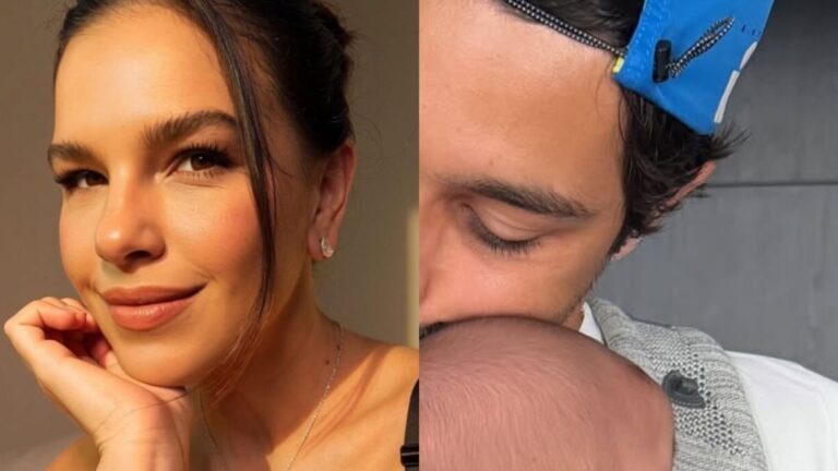 Palo, filho de Mariana Rios, encanta ao surgir em foto inédita com o pai