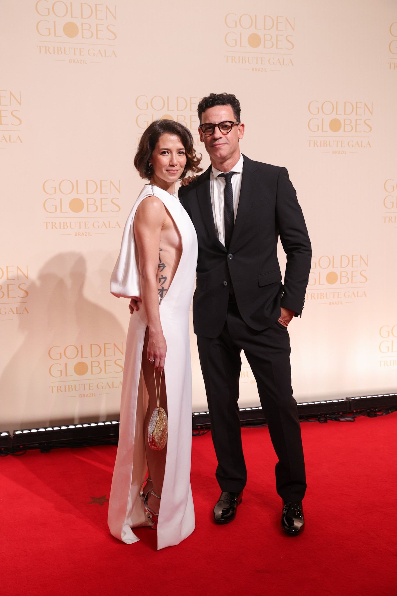 Marjorie Estiano e Márcio Maranhão no Golden Globes Tribute Gala Brazil - Foto: Lucas Ramos / Brazil News