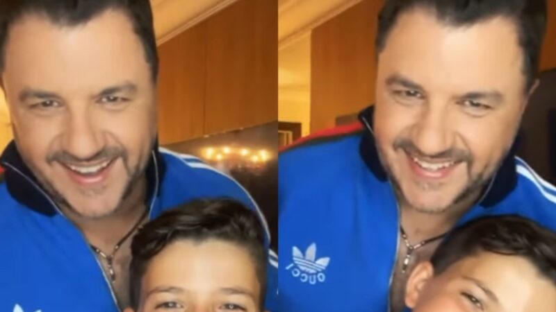 Mauricio Manieri com o filho, Marco Manieri - Foto: Reprodução / Instagram @mauriciomanieri
