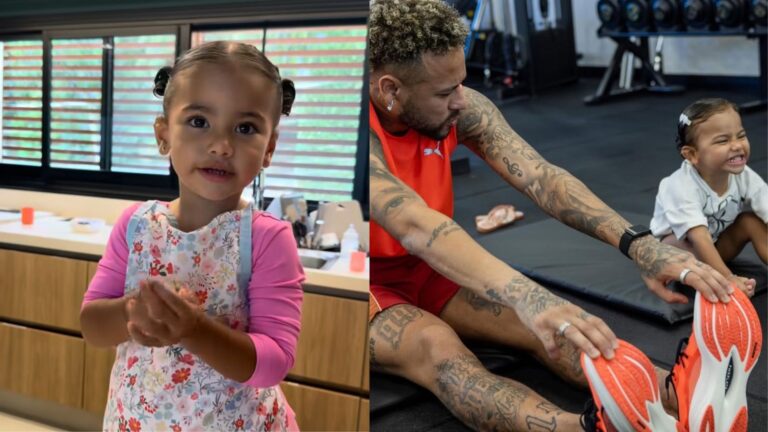 Fofura! Neymar Jr compartilha momento fofo com Mavie