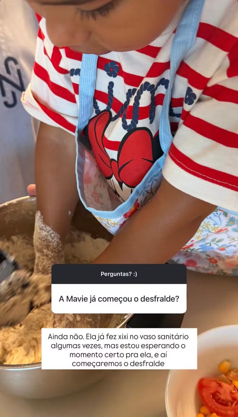 Bruna Biancardi fala sobre desfralde de Mavie — Foto: Reprodução/ Instagram