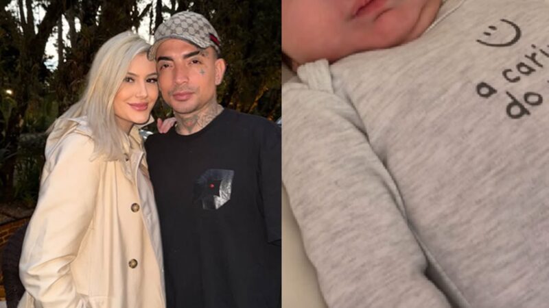 É a cara de quem? MC Guimê exibe nova foto do rosto da filha de 3 meses