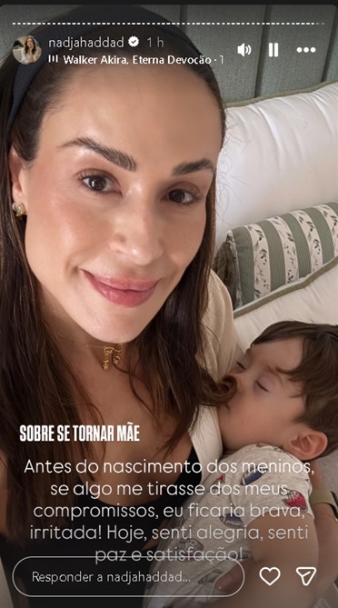 Nadja fala sobre José – Foto: Reprodução/Instagram