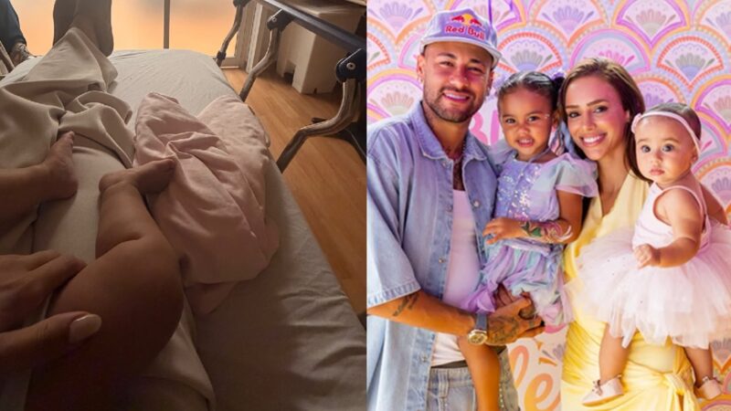 Neymar Jr e Bruna Biancardi com as filhas - Foto: Reprodução/Instagram @brunabiancardi