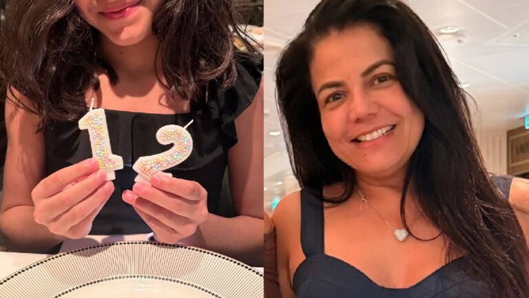 Ela cresceu! Filha de Nívea Stelmann rouba a cena em aniversário de 12 anos: ‘Que linda’
