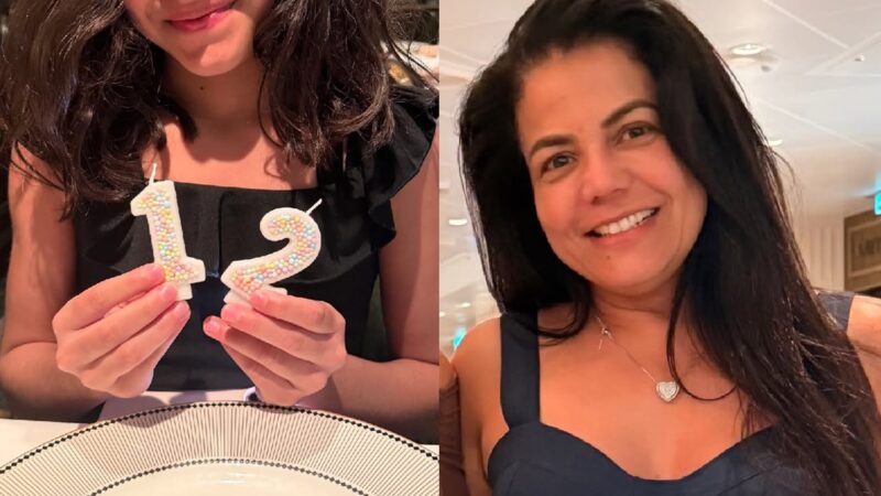 Ela cresceu! Filha de Nívea Stelmann rouba a cena em aniversário de 12 anos: ‘Que linda’