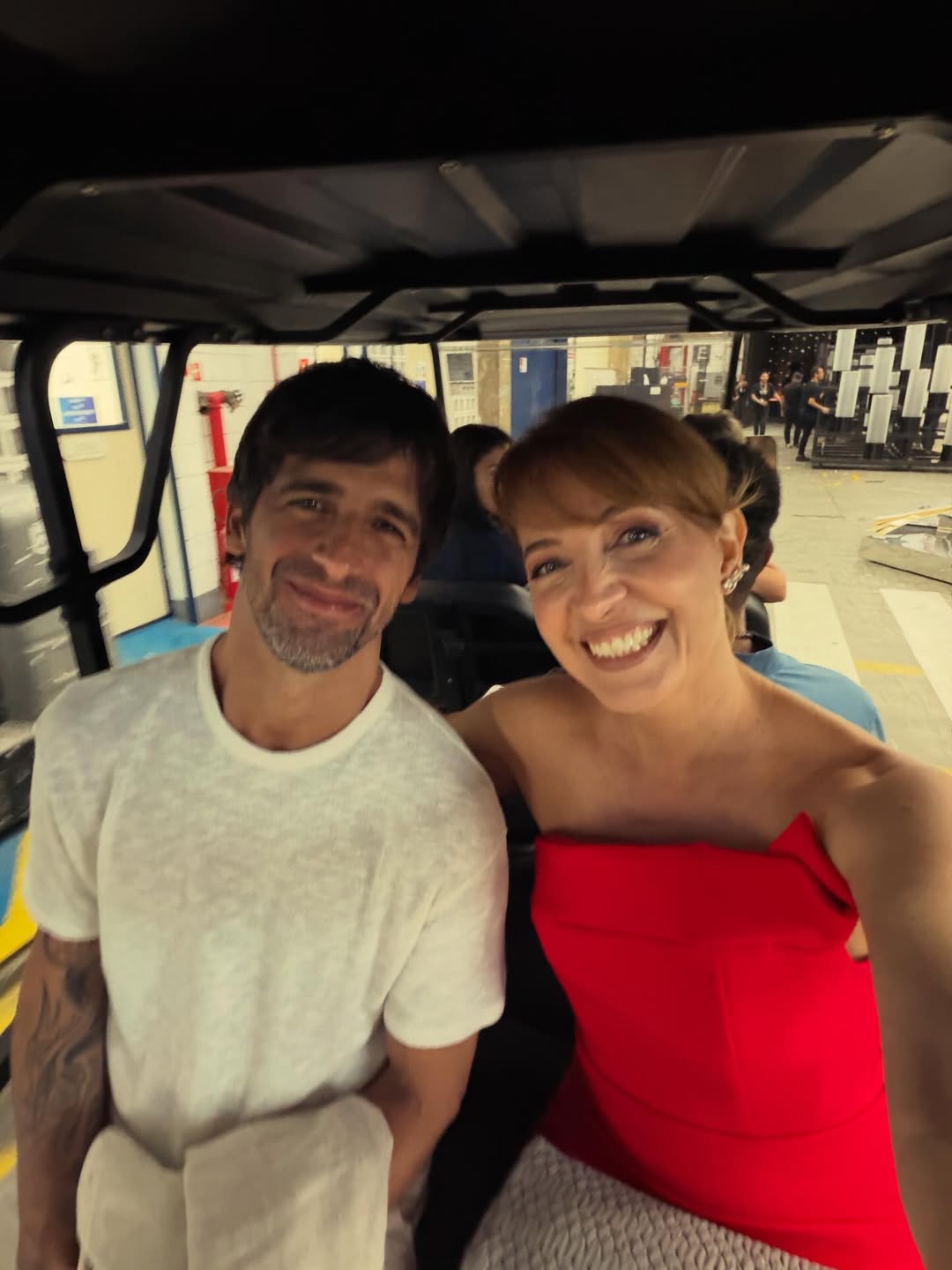 Poliana Abritta com o marido