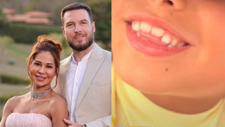 Aos 7 anos, filha de Maíra Cardi rouba a cena ao posar para foto tirada pelo padrasto