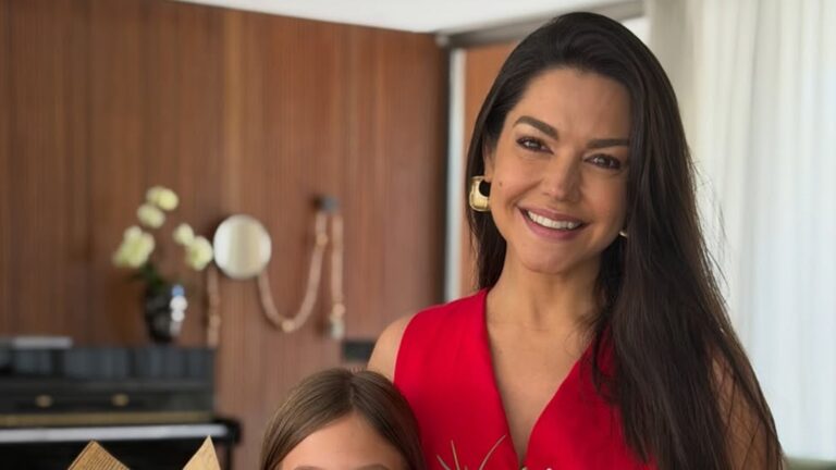 Aos 9 anos, filha de Michel Teló chama atenção pela semelhança com a mãe: ‘Tá a sua cara’