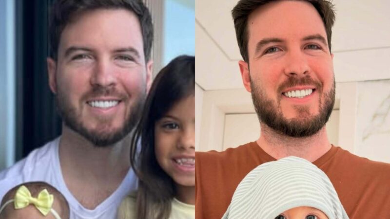 Filha de Thiago Nigro e Maíra Cardi chama a atenção com aparência: ‘A cara’