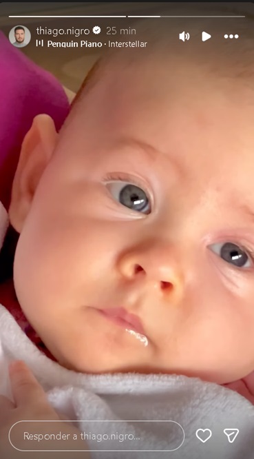 Thiago Nigro mostra sua filha e de Maíra Cardi - Foto: @thiago.nigro