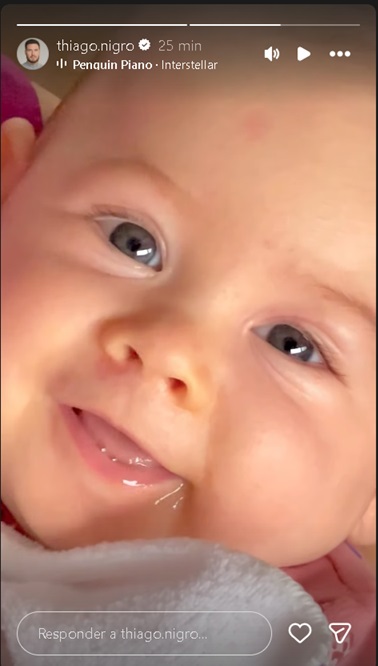 Thiago Nigro mostra sua filha e de Maíra Cardi - Foto: @thiago.nigro