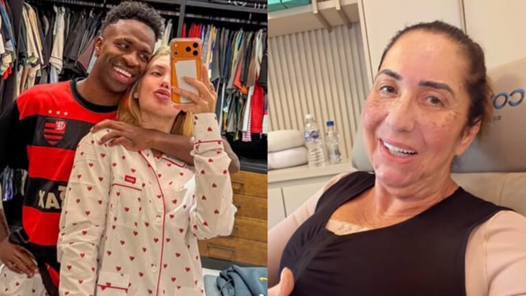 Mãe de Virginia mostra mensagem e surpresa de Vini Jr. após imprevisto: ‘Tinha mandado’