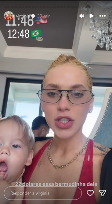 Virginia com o filho - Foto: Reprodução / Instagram