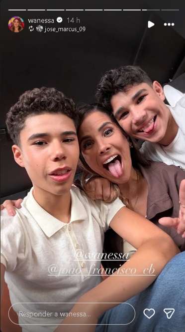 Wanessa Camargo com os filhos – Foto: Instagram @wanessa