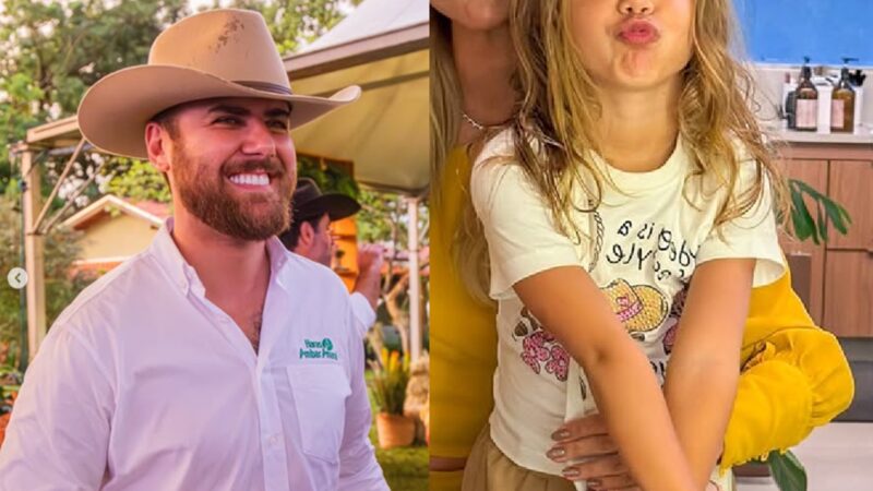 Aos 5 anos, filha de Zé Neto chama atenção pela semelhança com o pai em foto inédita: ‘Cópia’