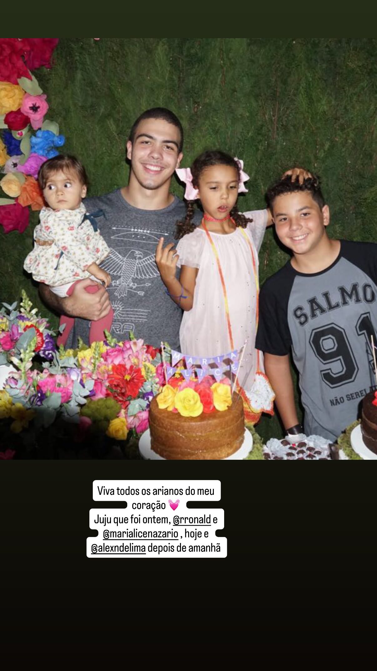 Filhos de Ronaldo Fenômeno - Foto: Reprodução / Instagram