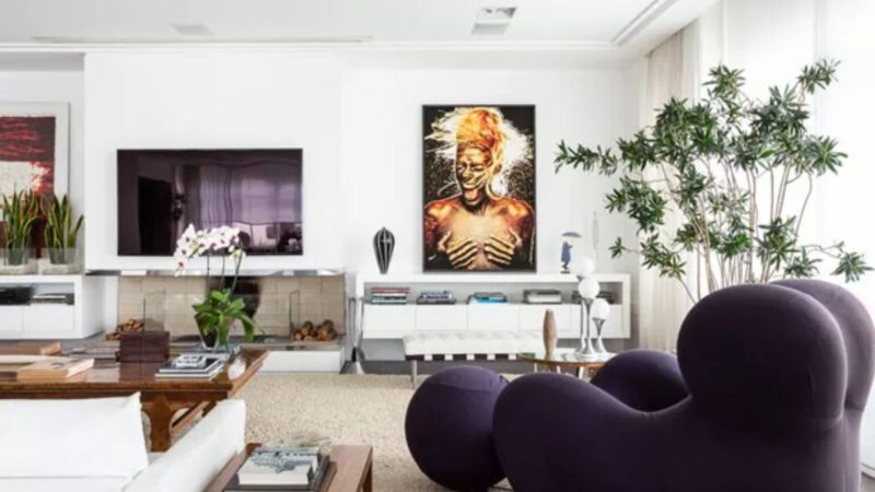 Com 40 anos de carreira, apresentadora chega aos 53 morando em apartamento de 700 metros quadrados