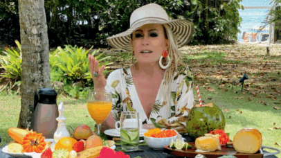 Cenário de verão do Mais Você com Ana Maria Braga - Foto: CARAS