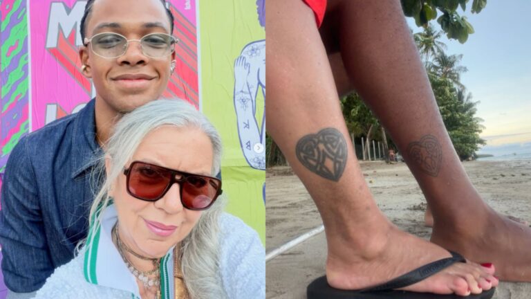 Astrid Fontenelle revela tatuagem que une três gerações da família: “Siga nos guiando”